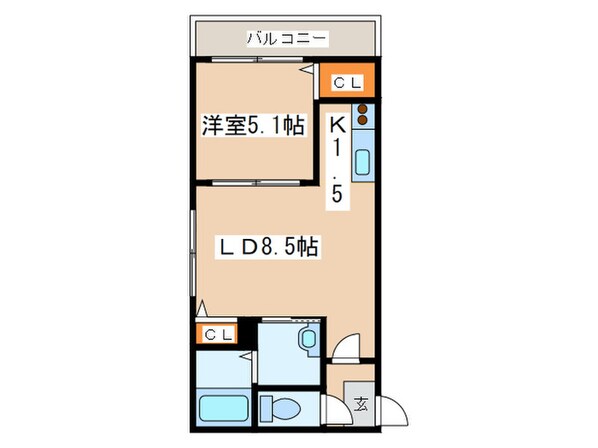 ラ・シャルマン福住の物件間取画像